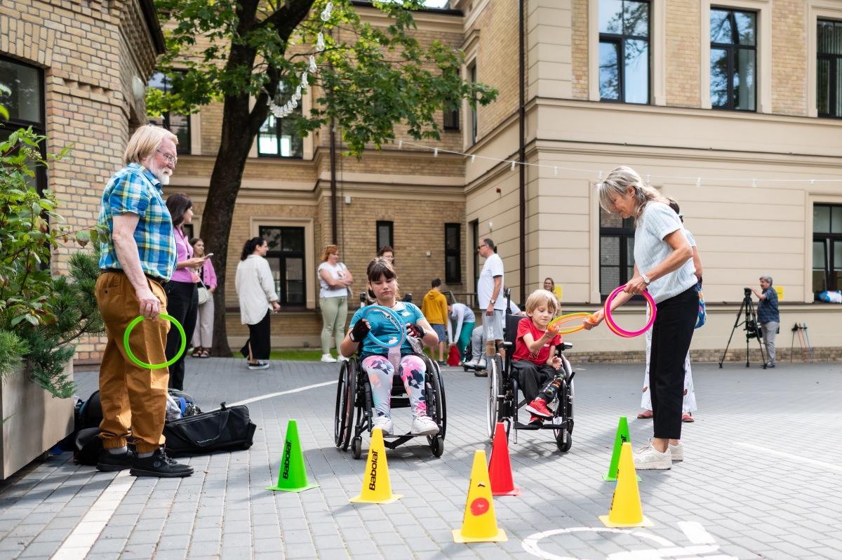 Parasporta diena Bērnu slimnīcā