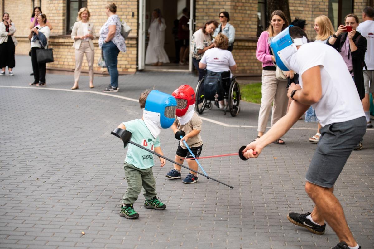 Parasporta diena Bērnu slimnīcā