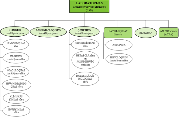 laboratorijas struktūra