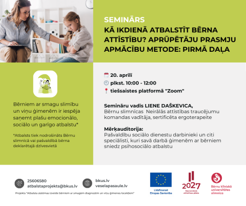 Seminārs Aprūpētāju prasmju apmācību metode