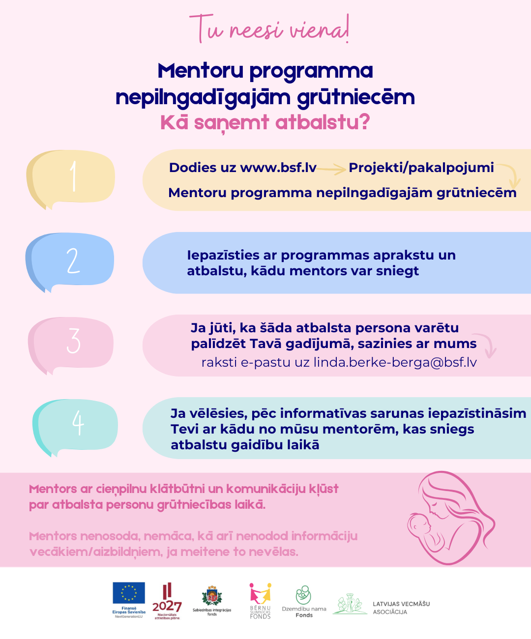 Mentoru programma grūtniecēm