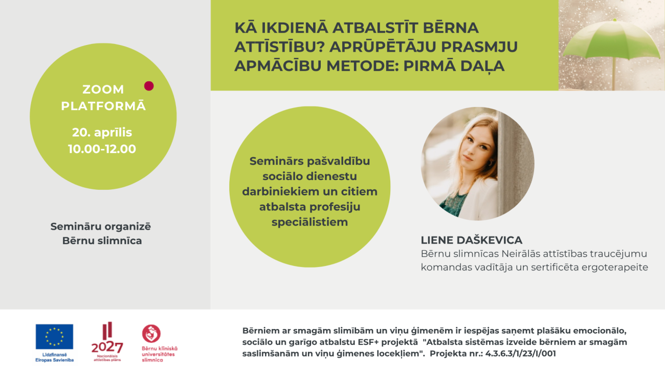 Aprūpētāju prasmju apmācību metode