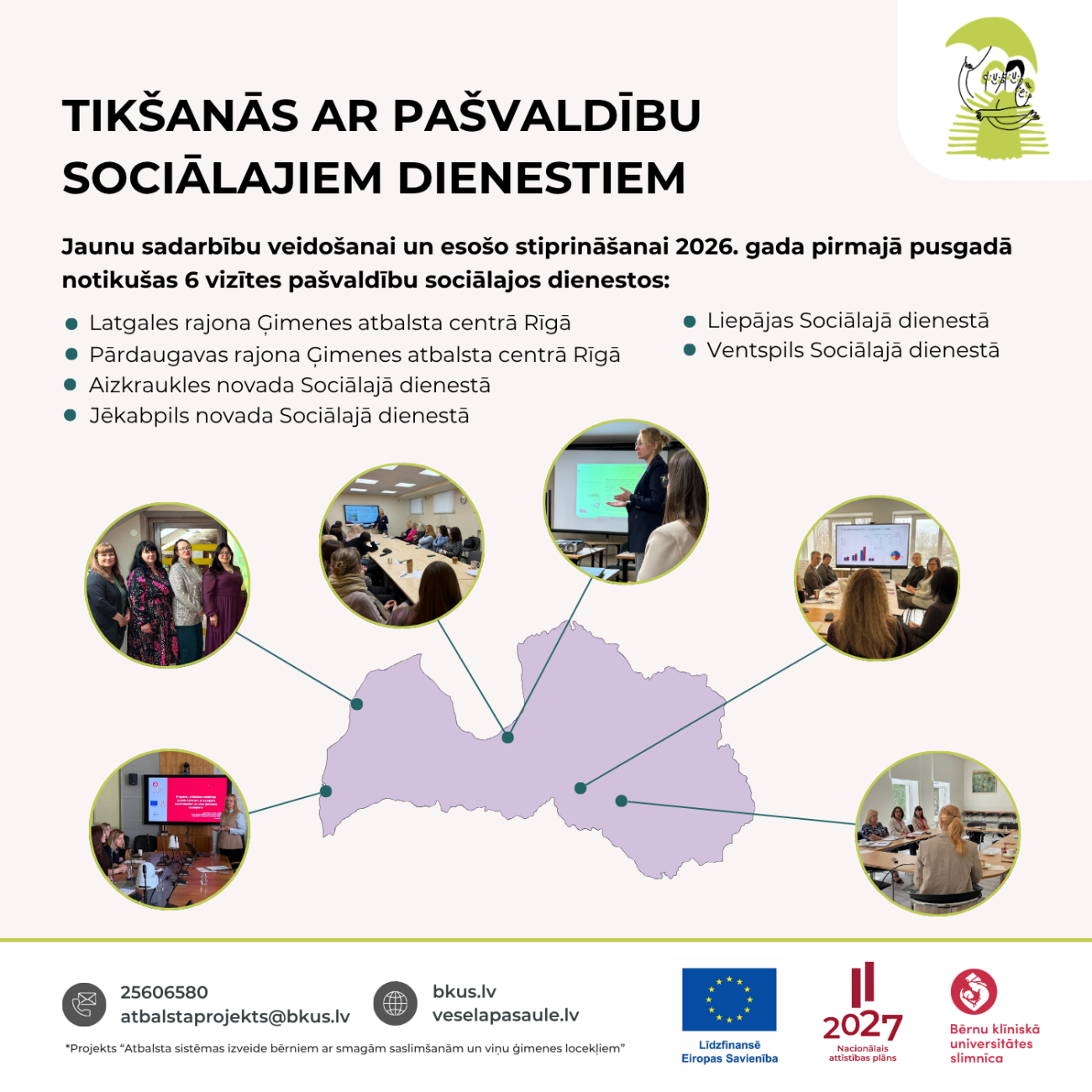 Tikšanās ar pašvaldību sociālajiem dienestiem
